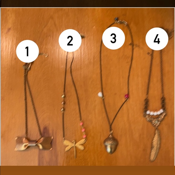 Handmade vintage charm necklaces - Picture 7 of 7